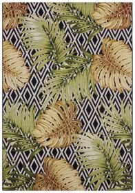 Kusový koberec Flair 105611 Diamonds and Leaves Multicolored – na ven i na doma - 160x235 cm