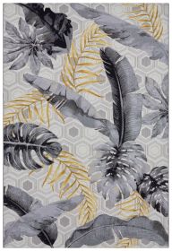 Kusový koberec Flair 105612 Gold Leaves Multicolored - 200x285 cm