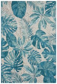 Kusový koberec Flair 105618 Tropical Leaves Turqouise - 120x180 cm - 120x180 cm