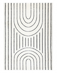 Kusový koberec Mode 8494 geometric cream/black - 160x220 cm - 160x220 cm