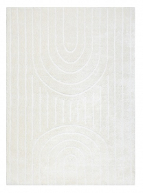 Kusový koberec Mode 8494 geometric cream - 80x150 cm - 80x150 cm