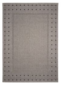 Kusový koberec Floorlux 20329 Silver/Black – na ven i na doma - 120x170 cm
