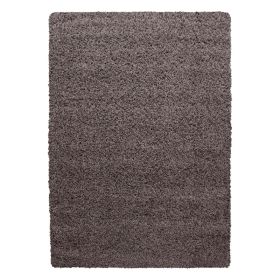 Kusový koberec Life Shaggy 1500 taupe - 80x150 cm - 80x150 cm