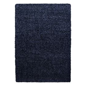 Kusový koberec Life Shaggy 1500 navy - 80x150 cm - 80x150 cm