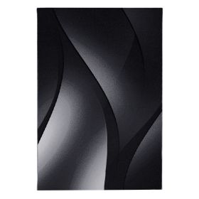 Kusový koberec Plus 8010 black - 80x300 cm - 80x300 cm