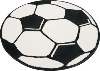 Dětský kusový koberec Prime Pile Fussball 100015 - 150x150 (průměr) kruh cm