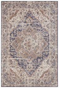 Kusový koberec Terrain 105595 Sand Cream Blue - 80x200 cm