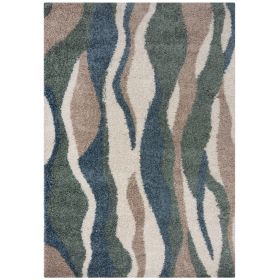 Kusový koberec Alta Stream Blue/Green - 80x150 cm - 80x150 cm