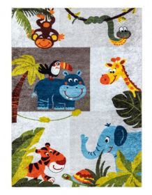 Dětský kusový koberec Junior 51858.802 Animals - 80x150 cm