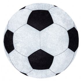 Dětský kusový koberec Junior 51553.802 Football - 160x160 (průměr) kruh cm