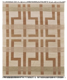 Ručně vázaný kusový koberec Leonidas DESP P124 Beige Mix - 80x150 cm