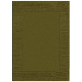 Kusový ručně tkaný koberec Tuscany Textured Wool Border Green - 200x290 cm - 200x290 cm