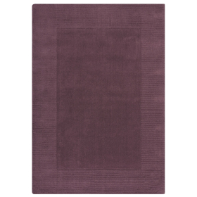 Kusový ručně tkaný koberec Tuscany Textured Wool Border Purple - 160x230 cm - 160x230 cm