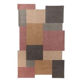 Ručně všívaný kusový koberec Abstract Collage Pastel - 120x180 cm - 120x180 cm