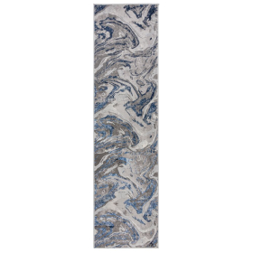 Běhoun Eris Marbled Navy - 80x300 cm - 80x300 cm