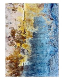 Kusový koberec Miro 51709.803 blue / gold - 160x220 cm