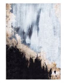 Kusový koberec Miro 51573.802 Abstraction blue / gold - 160x220 cm - 160x220 cm