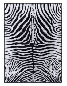 Kusový koberec Miro 51331.803 Zebra black / white - 80x150 cm