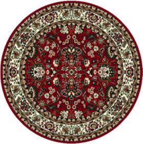 Kusový koberec TEHERAN T-117 red kruh - 190x190 (průměr) kruh cm - 190x190 (průměr) kruh cm