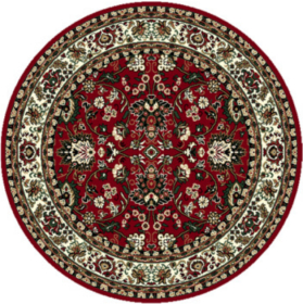 Kusový koberec TEHERAN T-117 red kruh - 190x190 (průměr) kruh cm - 190x190 (průměr) kruh cm