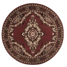 Kusový koberec TEHERAN T-102 brown kruh - 160x160 (průměr) kruh cm - 160x160 (průměr) kruh cm