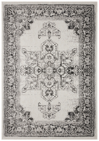 Kusový koberec Twin Supreme 104137 Black/Cream – na ven i na doma - 80x150 cm - 80x150 cm