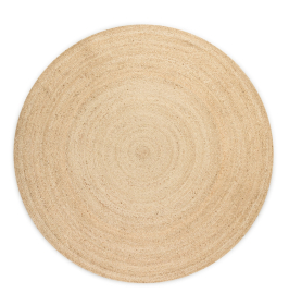 Kusový koberec Jute Braided 106007 Ivory - 140x140 (průměr) kruh cm - 140x140 (průměr) kruh cm