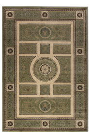 Kusový koberec Herat 105991 Green Cream - 120x170 cm - 120x170 cm