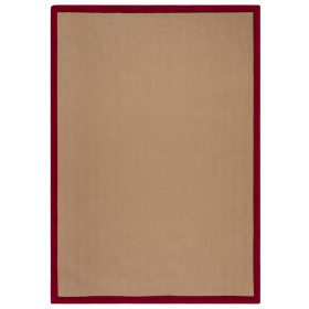 Kusový koberec Herringbone Border Kira Red - 120x170 cm - 120x170 cm