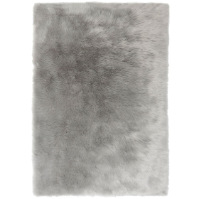 Kusový koberec Faux Fur Sheepskin Grey - 120x170 cm - 120x170 cm