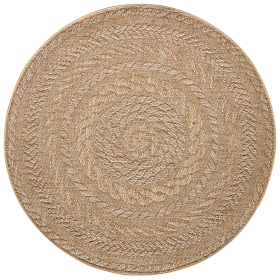 Kusový koberec Forest 103998 Beige/Brown – na ven i na doma - 200x200 (průměr) kruh cm - 200x200 (průměr) kruh cm