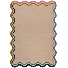 Kusový koberec Wool Scallop Leo Border Multi - 160x230 cm