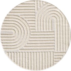 Kusový koberec Art 1121 Cream kruh - 120x120 cm