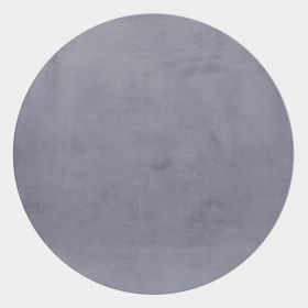 Kusový koberec Pouffy 5100 Grey kruh - 120x120 cm
