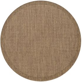 Kusový koberec Giza 1410 Brown kruh - 120x120 cm