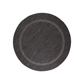 Kusový koberec Relax 4311 Black kruh - 120x120 cm