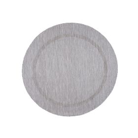 Kusový koberec Relax 4311 Silver kruh - 120x120 cm