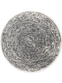 Kusový koberec Gloria Cavallo Creme Grey kruh - 120x120 cm