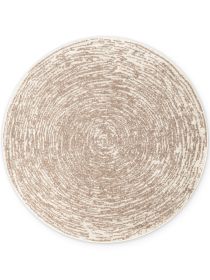 Kusový koberec Gloria Cavallo Creme Beige kruh - 120x120 cm
