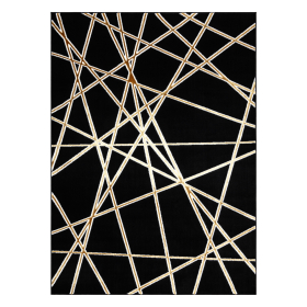 Kusový koberec Allure 1964 black/gold - 120x170 cm