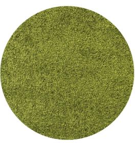Kusový koberec Life Shaggy 1500 green kruh - 80x80 (průměr) kruh cm