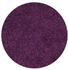 Kusový koberec Life Shaggy 1500 lila kruh - 160x160 (průměr) kruh cm