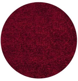 Kusový koberec Life Shaggy 1500 red kruh - 160x160 (průměr) kruh cm