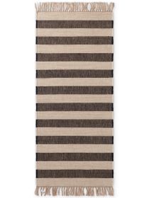 Běhoun Handloom 106334 Playa White Black - 80x200 cm