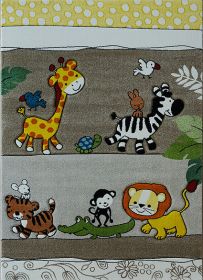 Dětský kusový koberec Smart Kids 22310 Beige - 120x180 cm