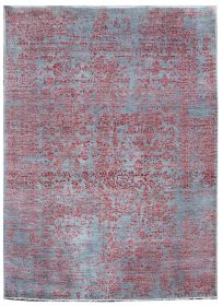 Ručně vázaný kusový koberec Diamond DC-JK 1 silver/pink - 120x170 cm