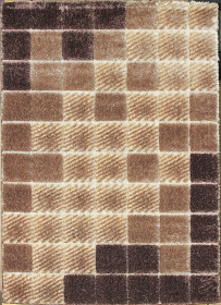 Kusový koberec Seher 3D 2615 Brown Beige - 140x190 cm
