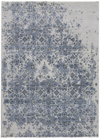 Ručně vázaný kusový koberec Diamond DC-JK 3 Silver/blue - 160x230 cm