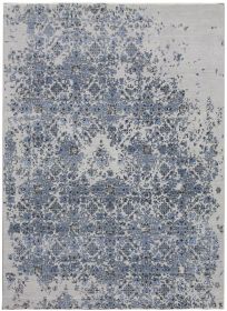 Ručně vázaný kusový koberec Diamond DC-JK 3 Silver/blue - 180x275 cm