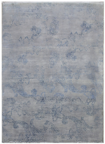 Ručně vázaný kusový koberec Diamond DC-KERRY 2 Silver/blue - 245x305 cm